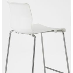 Scaun de bar Ikea Glenn 66cm (Alb/Cromat) Thumb