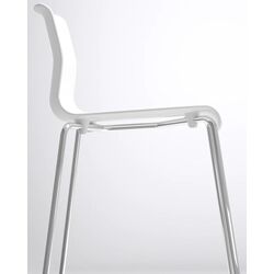 Scaun de bar Ikea Glenn 66cm (Alb/Cromat) Thumb