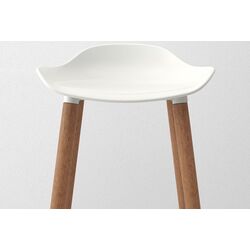 Scaun de bar Ikea Gronsta 64cm (Alb) Thumb