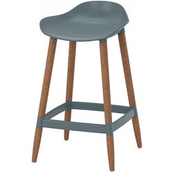 Scaun de bar Ikea Gronsta 64cm (Gri-turcoaz) Thumb