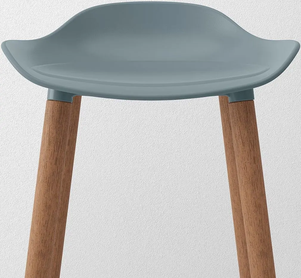 Scaun de bar Ikea Gronsta 64cm (Gri-turcoaz)