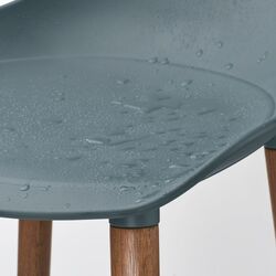 Scaun de bar Ikea Gronsta 64cm (Gri-turcoaz) Thumb