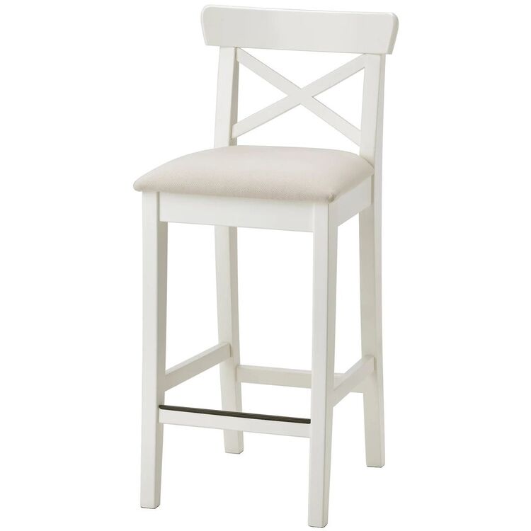 Барный стул Ikea Ingolf 65см (Белый)