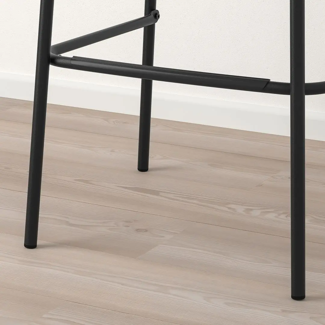 Scaun de bar Ikea Stig 74cm (Negru)