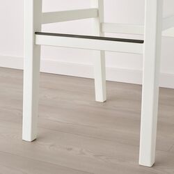 Scaun bar Ikea Ingolf 75cm (Alb/Hallarp Bej) Thumb