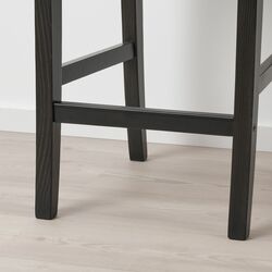 Scaun de bar Ikea Ingolf/Nolhaga 65cm (Negru-maro/Bej-gri) Thumb