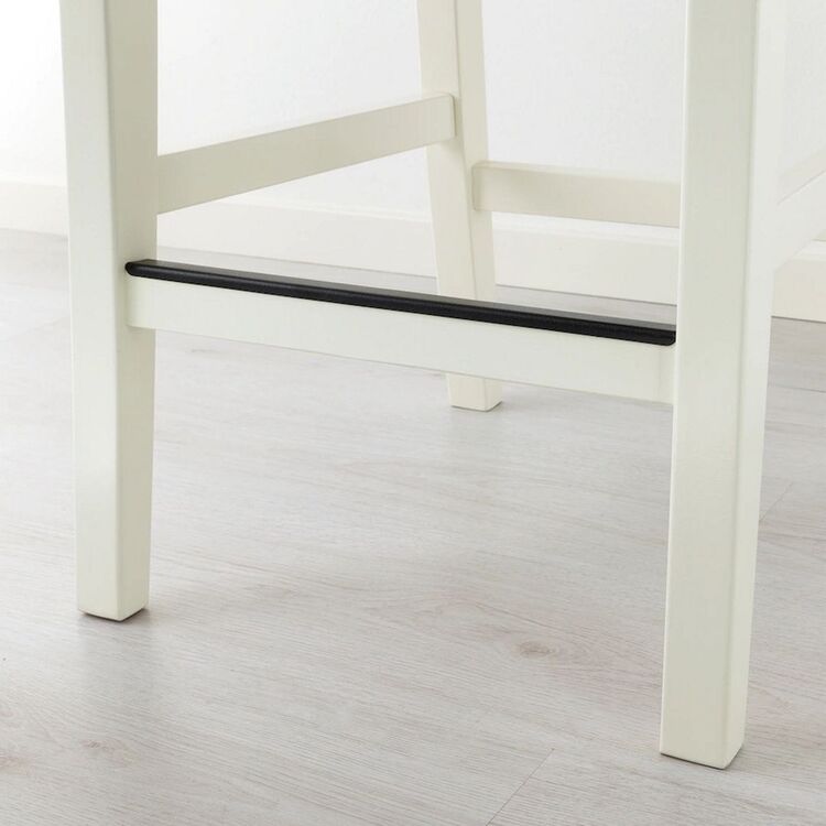 Барный стул Ikea Ingolf со спинкой 63cm (Белый)