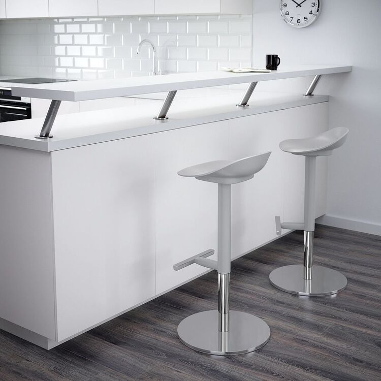 Scaun bar Ikea Janinge 76cm (Gri)