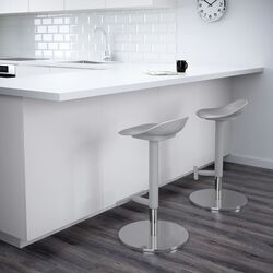 Scaun bar Ikea Janinge 76cm (Gri) Thumb