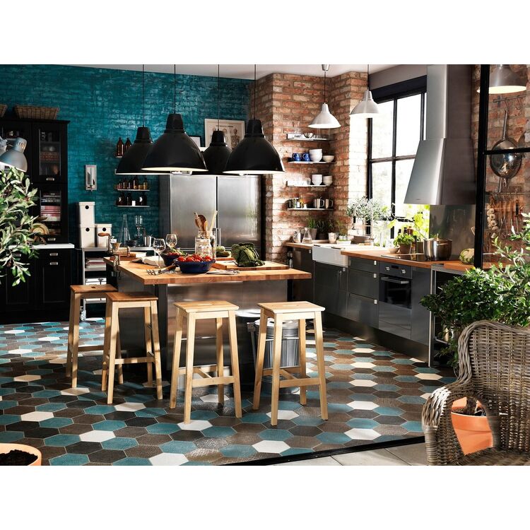 Scaun de bar Ikea Nilsolle 74cm (Mesteacan)