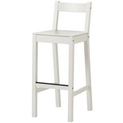 Барный стул Ikea Nordviken 75см (Белый)