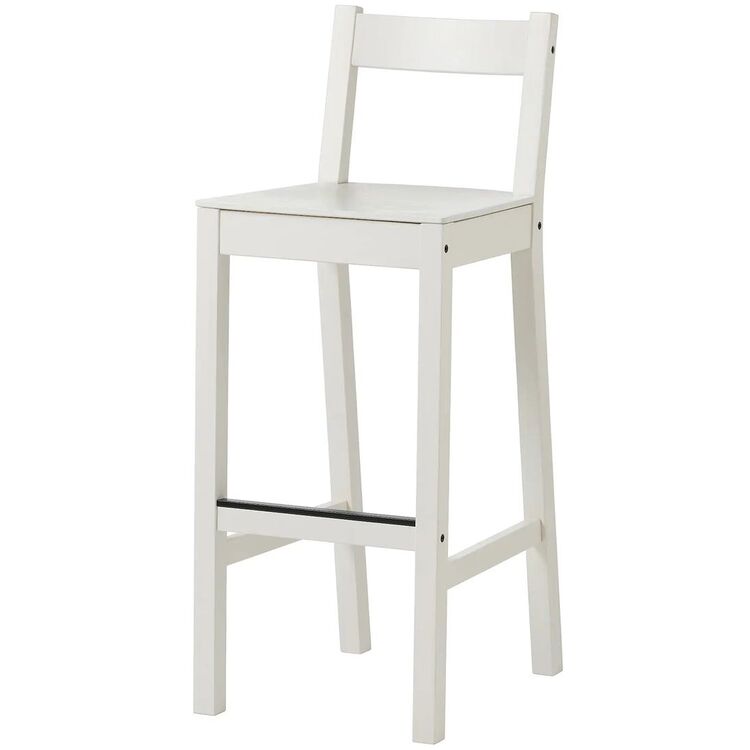 Барный стул Ikea Nordviken 75см (Белый)