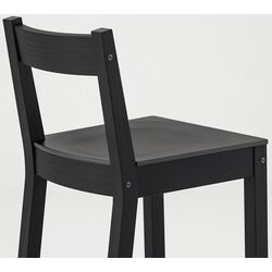 Scaun de bar Ikea Nordviken 75cm (Negru) Thumb