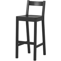Барный стул Ikea Nordviken 75см (Черный)