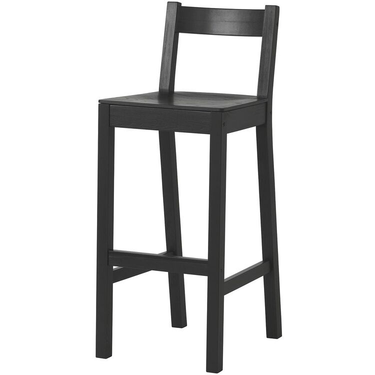 Scaun de bar Ikea Nordviken 75cm (Negru)