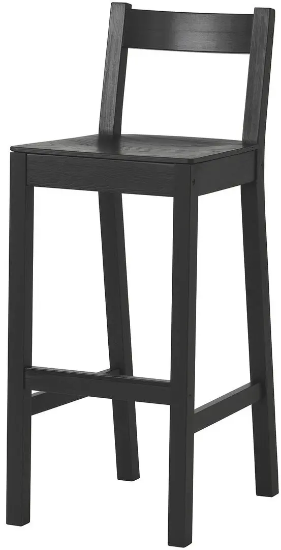 Scaun de bar Ikea Nordviken 75cm (Negru)