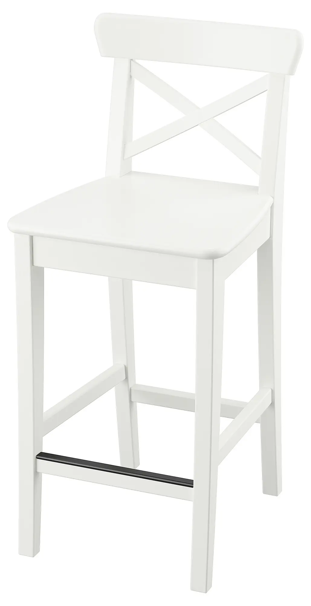 Scaun de bar Ikea Rosentorp 63 cm (Alb) - 2