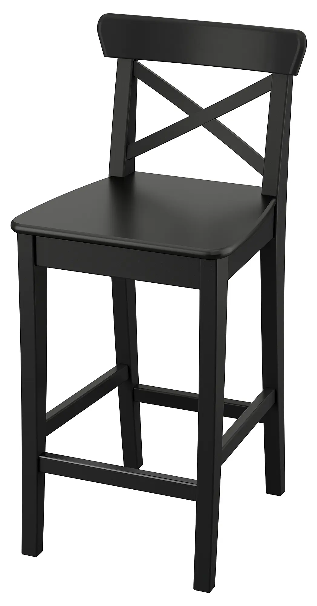Барный стул Ikea Rosentorp 63 см (Черный) - 2