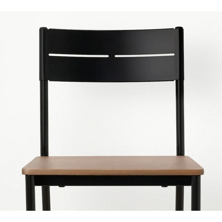 Scaun bar Ikea Sandsberg 63cm (Negru/Vopsit Maro)