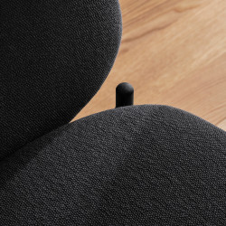 Scaun bar Ikea Syntorp/Knaback 66 cm (Negru/Antracit) Thumb