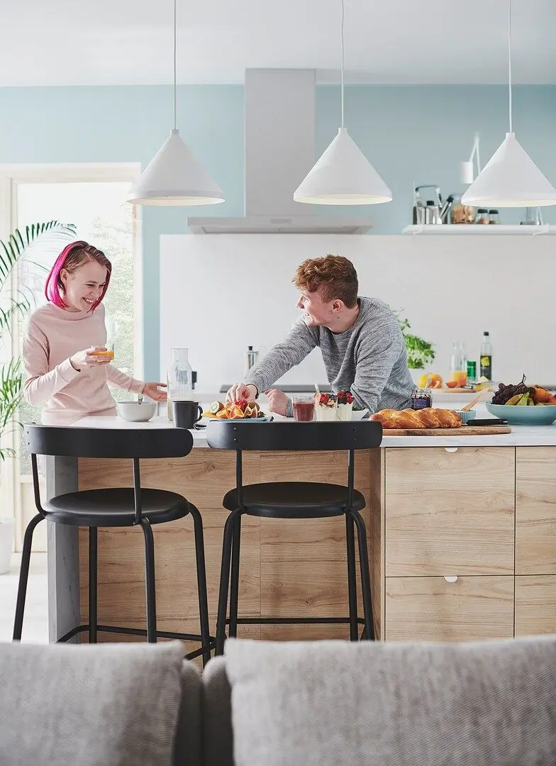 Scaun de bar Ikea Yngvar 75cm (Antracit)