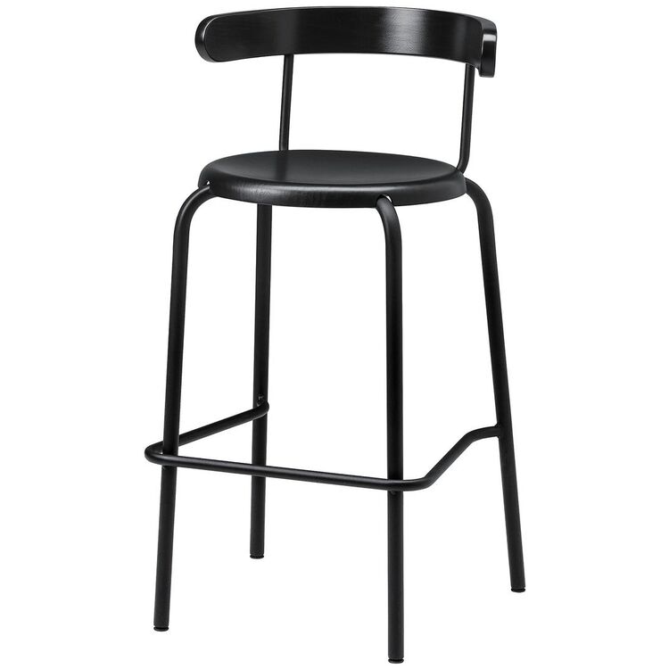 Барный стул Ikea Yngvar 75см (Антрацит)