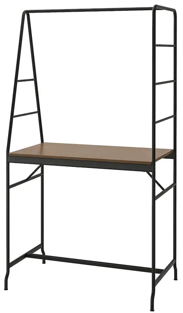 Обеденный набор Ikea Haverud/Sandsberg 2 барных стула 105cm (Черный/Коричневая Морилка) - 10