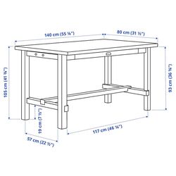 Set de sufragerie Ikea Nordviken 1+4 (Alb) Thumb