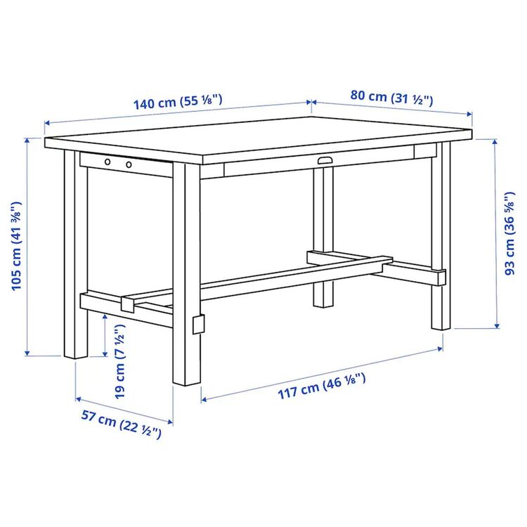 Set de sufragerie Ikea Nordviken 1+4 (Alb)