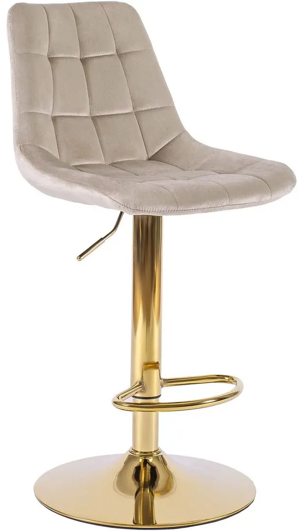 Барный стул Mebel Elite Arcos (Beige/Gold) - 4