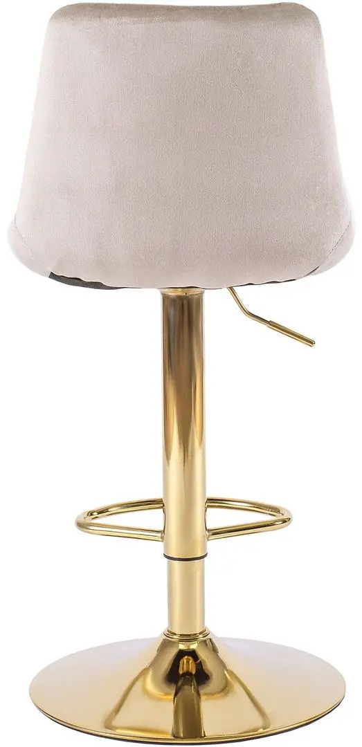 Барный стул Mebel Elite Arcos (Beige/Gold) - 7