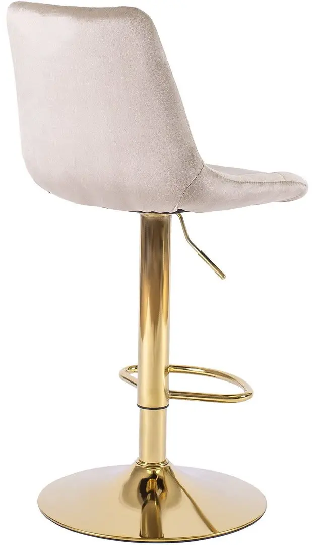 Барный стул Mebel Elite Arcos (Beige/Gold) - 8