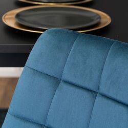 Барный стул Mebel Elite Arcos (Blue/Gold) Thumb