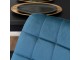 Scaun de bar Mebel Elite Arcos (Blue/Gold)