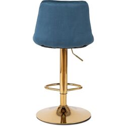 Барный стул Mebel Elite Arcos (Blue/Gold) Thumb