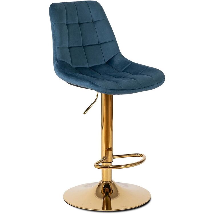 Барный стул Mebel Elite Arcos (Blue/Gold)