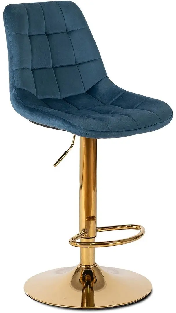 Барный стул Mebel Elite Arcos (Blue/Gold)