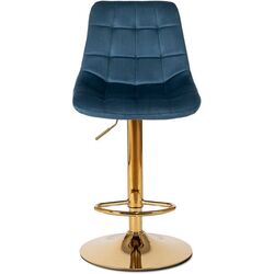 Барный стул Mebel Elite Arcos (Blue/Gold) Thumb