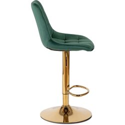 Scaun de bar Mebel Elite Arcos (Green/Gold) Thumb