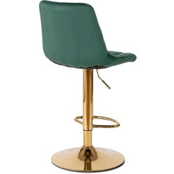 Scaun de bar Mebel Elite Arcos (Green/Gold) Thumb