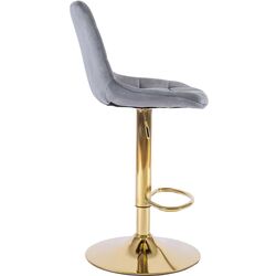 Барный стул Mebel Elite Arcos (Grey/Golden) Thumb