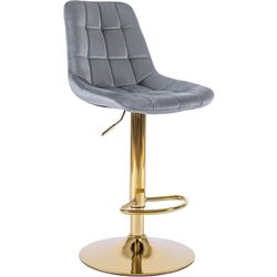 Барный стул Mebel Elite Arcos (Grey/Golden) Thumb