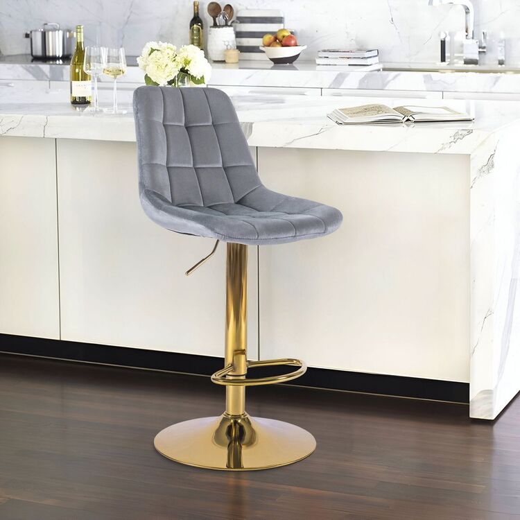 Барный стул Mebel Elite Arcos (Grey/Golden)