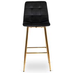 Scaun de bar Mebel Elite Ariel (Black/Gold) Thumb