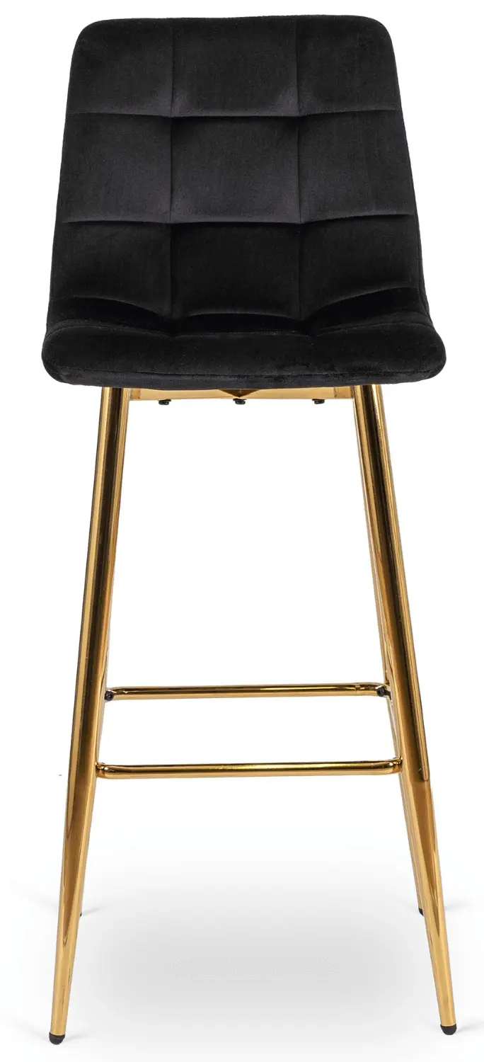 Scaun de bar Mebel Elite Ariel (Black/Gold)