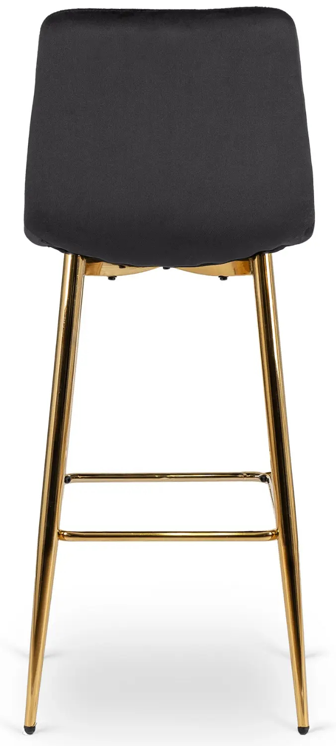 Scaun de bar Mebel Elite Ariel (Black/Gold)