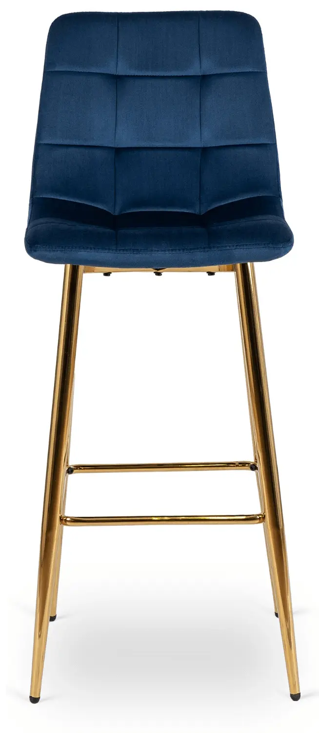 Scaun de bar Mebel Elite Ariel (Blue/Gold)