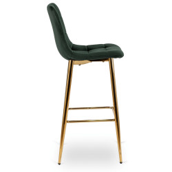 Барный стул Mebel Elite Ariel (Green/Gold) Thumb