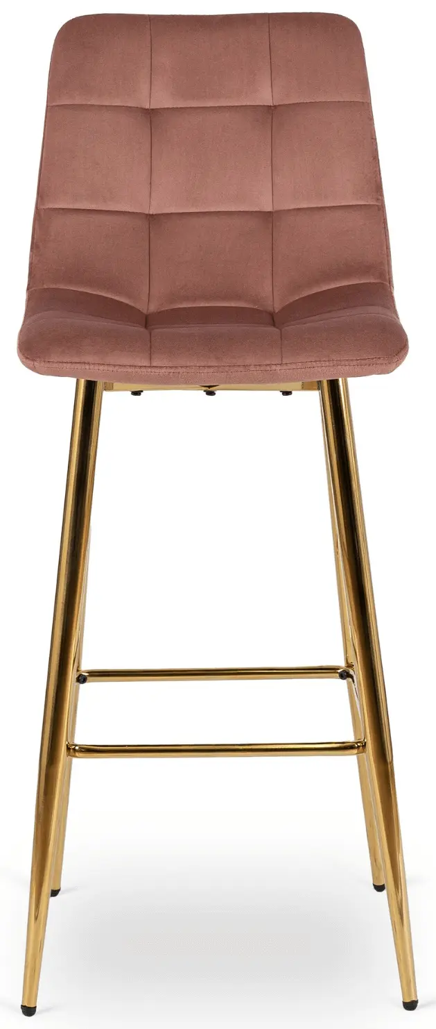 Барный стул Mebel Elite Ariel (Pink/Gold)