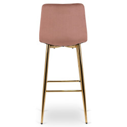 Барный стул Mebel Elite Ariel (Pink/Gold) Thumb